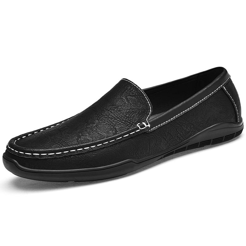 Обувь из натуральной кожи. Мужские лоферы. Удобная повседневная обувь. Мужские мокасины на плоской подошве. Мужская обувь.