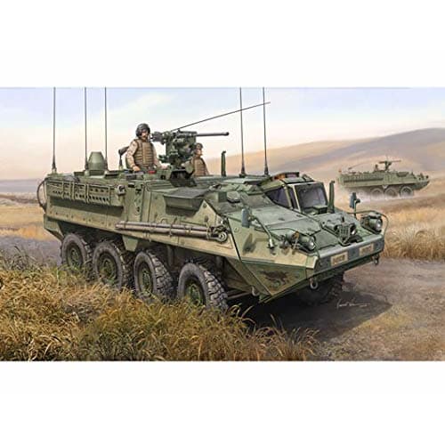Trumpeter 1/35 Scale US Army M1130 Stryker Command and Communication Vehicle Plastic Model