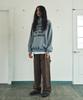 THEVINYLHOUSE Stitch Double Knee Pants Brown