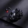 Swan Brooch Feminine Personality Crystal Brooch Trendy Temperament Corsage Versatile Coat Cardigan Pin