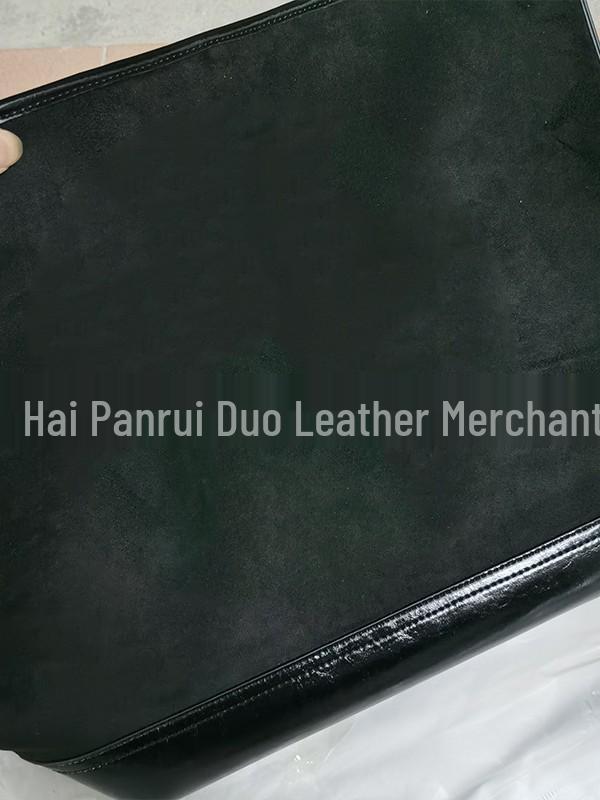 Замшевая сумка-хобо 2025: Натуральная кожа, Большая вместимость, На одно плечо, Осенне-зимняя сумка-тоут.