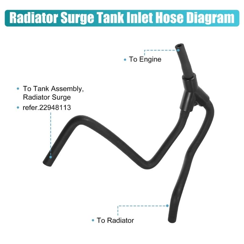 Подходит для 22908202 26205735 систем охлаждения автомобиля, радиатора, трехходовой водопроводной трубы, впускного и выпускного шланга, тройного разъема