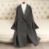 Double-sided Cashmere Coat for Women's Autumn and Winter New Medium and Long Styles with Loose Temperament and High-end Woolen Coat
