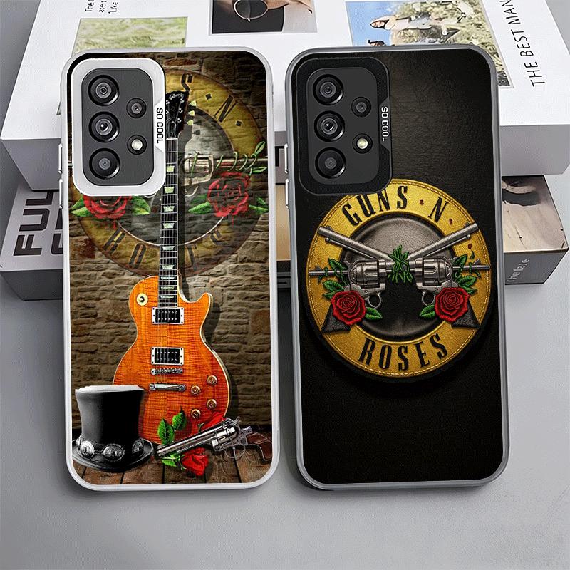 Band G-Guns N R-Roses Soft Phone Case for Samsung A17 A16 A15 A14 A13 A57 A56 A55 A54 A53 A37 A36 A35 A34 A33 A26 A25 A24 A23 A5