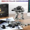 ED209 Robot Mecha Building Blocks Warrior Robot ED-209 Enforcement Robot Combat Mech Armor Building Toy Set 269 Pieces