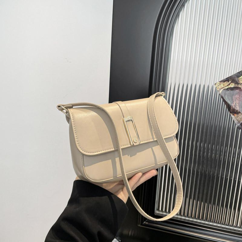 Шикарная современная женская сумка через плечо из ПУ с уникальным французским дизайном и универсальными цветами