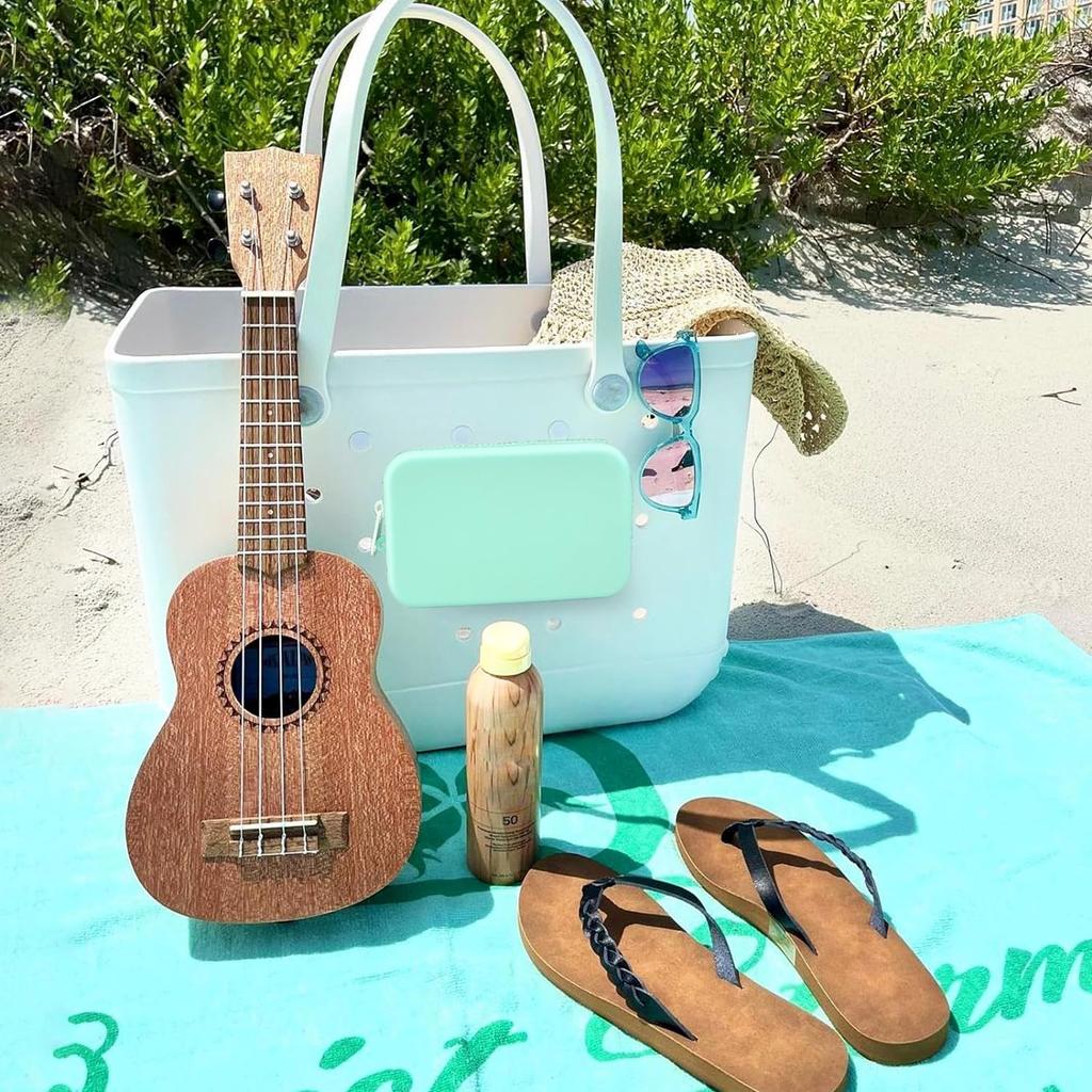 1pcs Silicone Phone Holder for Bogg Bag, Soft Silicone Insert Wallet, Bogg Bag Accessories, Beach Accessory