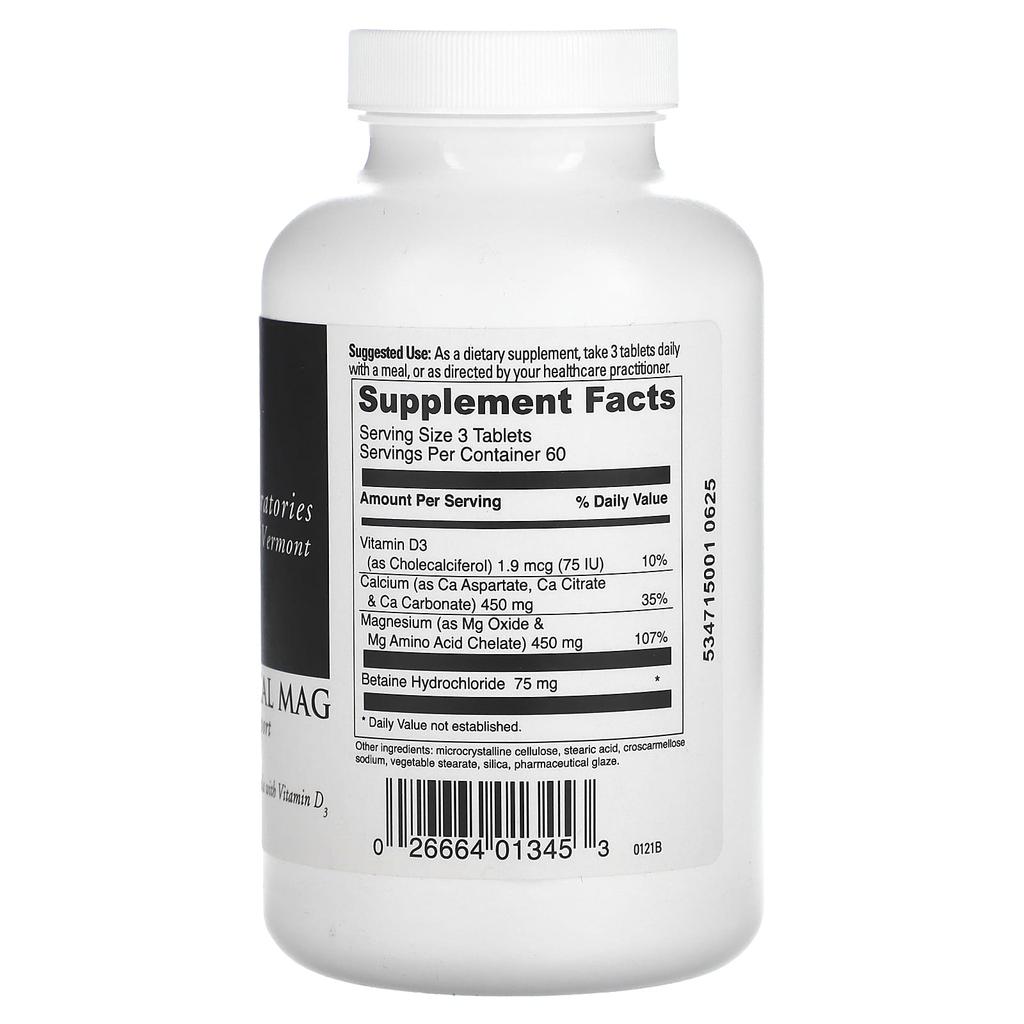 Cal Mag, 180 Tablets, Made from Multiple Sources