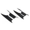 4PCS Front Door Inner Handle Pull Carrier Cover For BMW 7 F01 F02 2008-2015