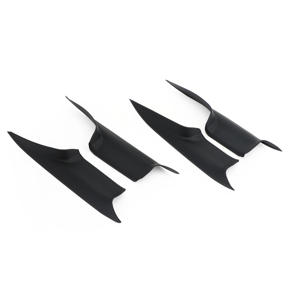 4PCS Front Door Inner Handle Pull Carrier Cover For BMW 7 F01 F02 2008-2015