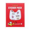 Stationery Nontan Goods S8812721 Sun-Star Sticker, Red,