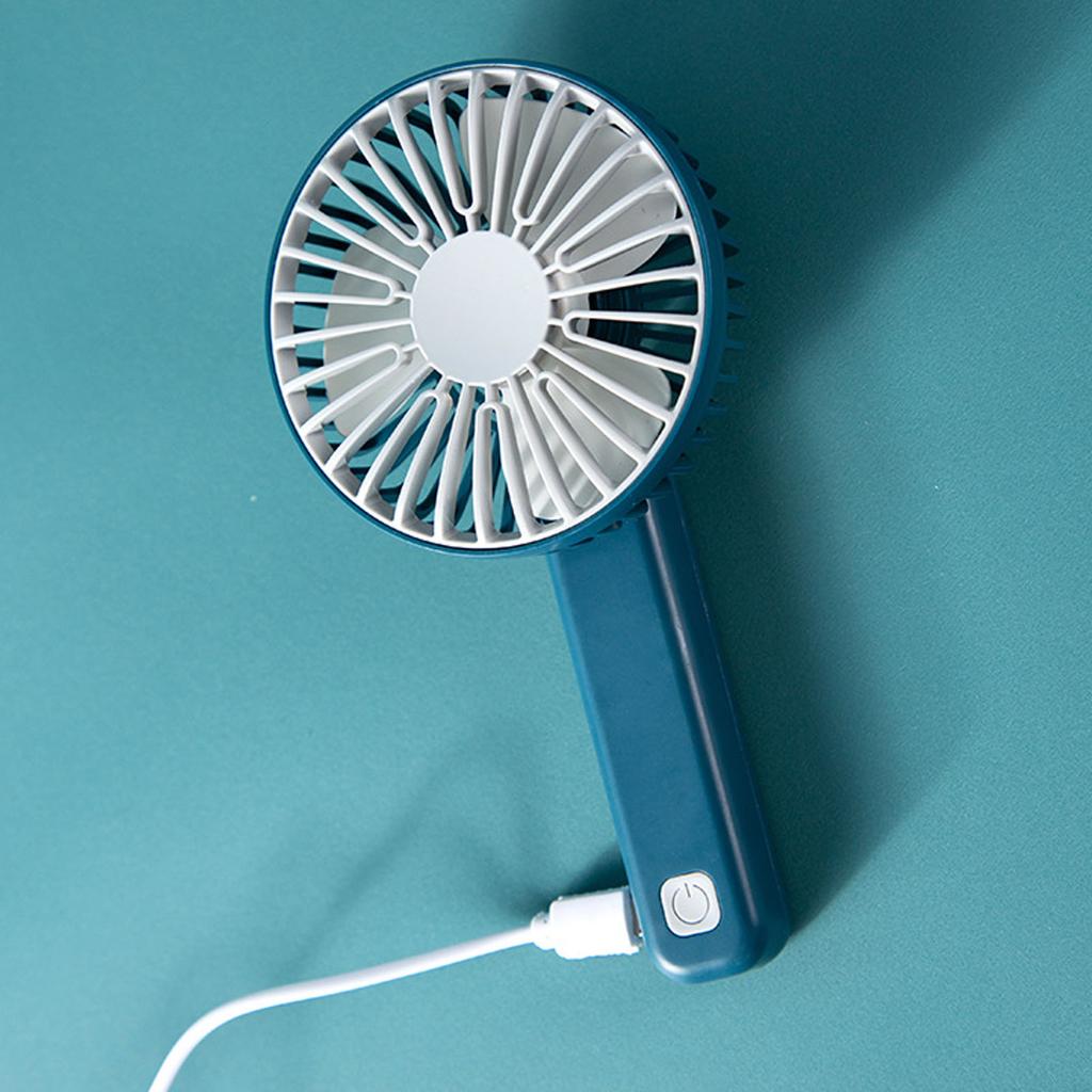 Карманный вентилятор с регулируемой мощностью, ручной складной бесшумный мини-вентилятор с USB-подзарядкой для дома и улицы