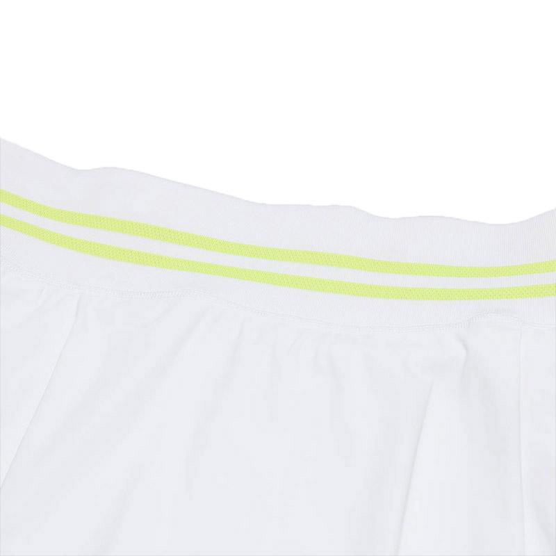 Fila Теннис 88 Athletics Минималистичная спортивная юбка-брюки Универсальная короткая плиссированная повседневная юбка Женские юбки Нефритово-белый A11W523301F-WT