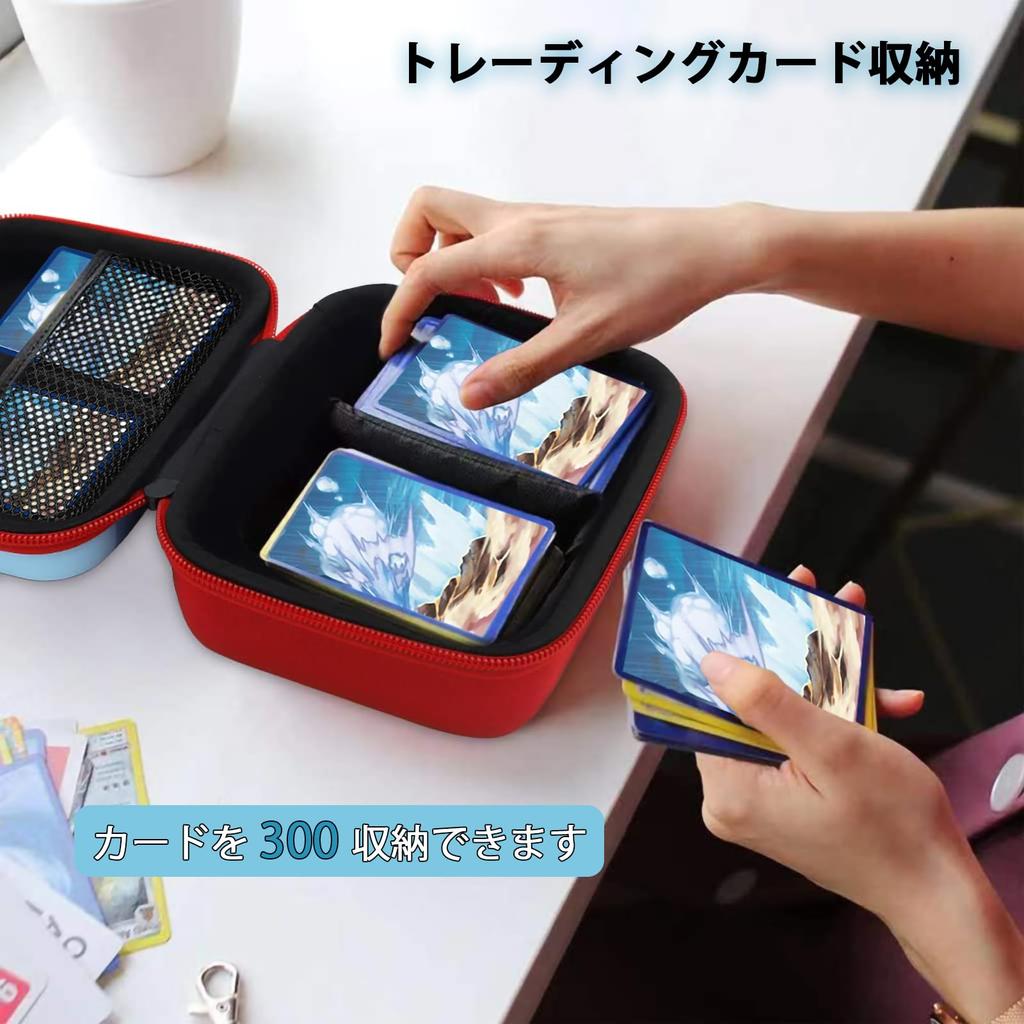 Чехол для карт Riatyh Pokeka, держатель для карт, вмещает более 400 карт, твердый чехол для хранения карт Magic MTG и держатель для карт, подарочная коробка для мальчиков и