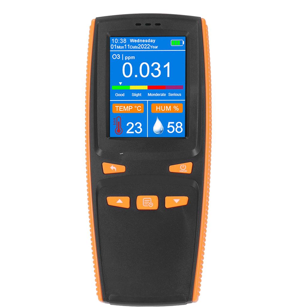 Ozone Meter Detector Handheld LCD Display 320 X 240 USB Charging Multifunctional Portable Ozone Analyzer