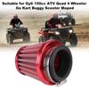 44 мм воздушный фильтр для Gy6 150cc ATV Quad 4 Wheeler Go Kart Scooter Moped (красный)