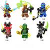 Famous Movie Action Mini Figures 6 Figures Building Blocks Bricks Model Birthday Christmas New Year Gifts for Childrens Boys