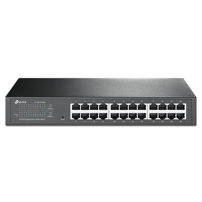 Управляемый коммутатор Easy Smart Switch, 24 порта, Gigabit, с функцией управления, металлический корпус, 5-летняя гарантия, TP-Link 10/100/1000 Мбит/с, TL-SG1024DE