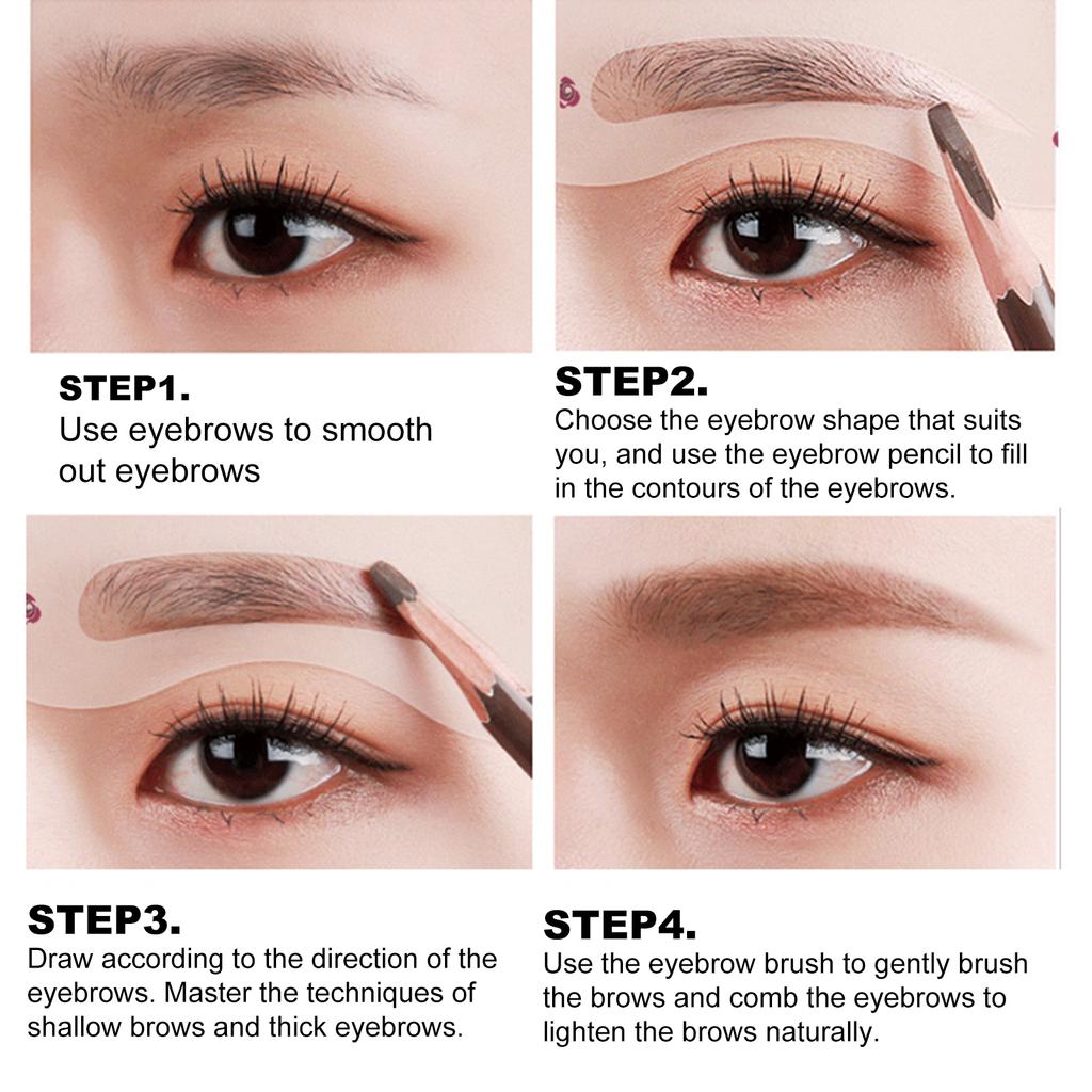 Регулируемый штамп для рисования портативный формирователь бровей для макияжа