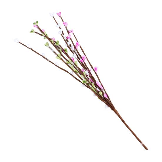 Искусственные растения, привлекательные заусенцы, долговечные стебли искусственных цветов, украшение для пасхальной вечеринки для дома