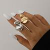 Кольцо-змея Fashion Sense Irregular Snake Ring Simple Alloy Geometric Rings Set Premium Light Luxury Sense Net Red Ins Style Commuter для женщин