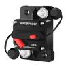 DaierTek 30A-300A Circuit Breaker 12V Trolling with Manual Reset Boat Manual Power Protect for Audio Fuse Car 48VDC Waterproof
