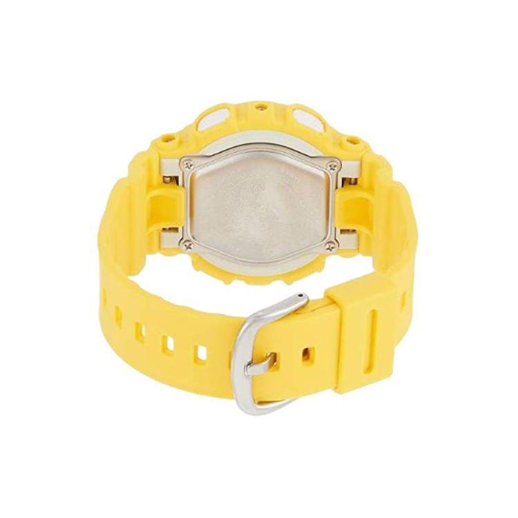 Casio Серия Baby-G Большой циферблат Двойной дисплей Многофункциональные Кварцевый механизм Ремешок из смолы Часы Женские Часы Белый BA-120-9B