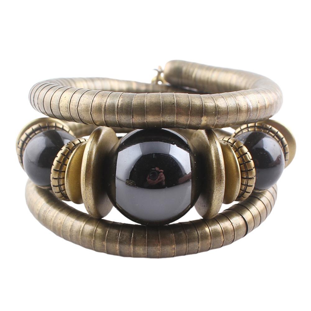 Браслет из сплава в виде змеи, трехслойный браслет, креативный подарок, многослойный браслет