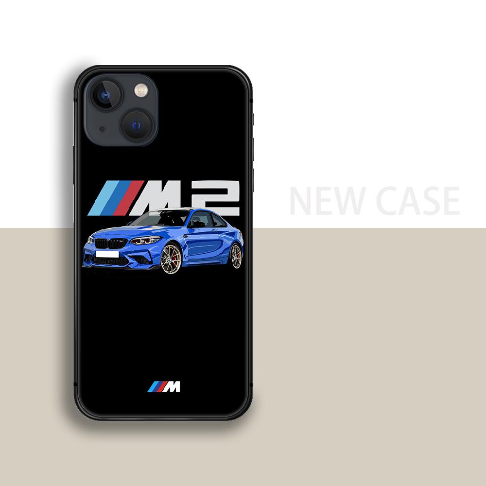 Роскошный автомобильный чехол для телефона BMW M для Iphone Xiaomi Mi Samsung Galaxy Redmi Note AS 6 7 8 9 10 11 12 13 20 21 32 71 4G 5G Max Pro Plus, мягкий чехол из ТПУ Oppo