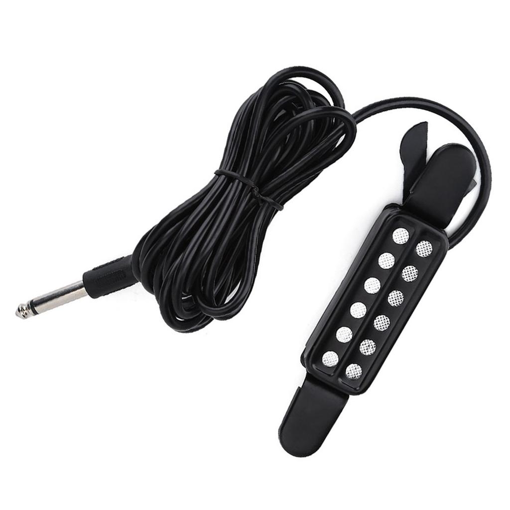 12 Sound Hole Magnetic Pickup Transducer for Acoustic Guitar Musical Instruments Accessories