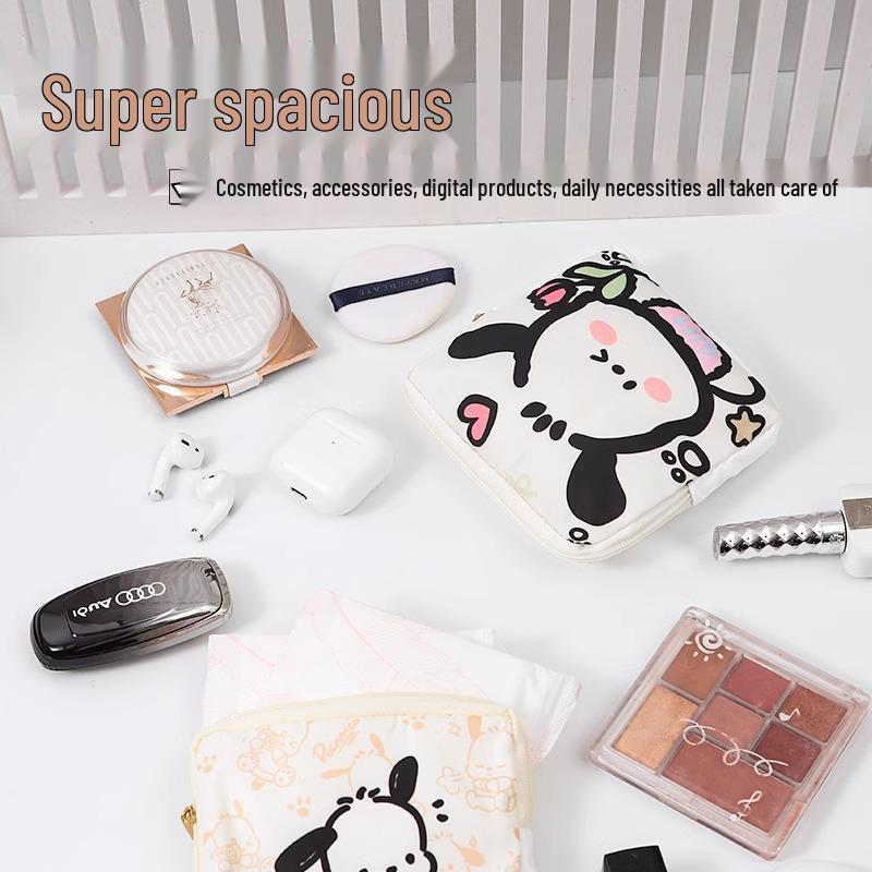 Portable Large-Capacity Cute Menstrual Pad Storage Bag for Students
