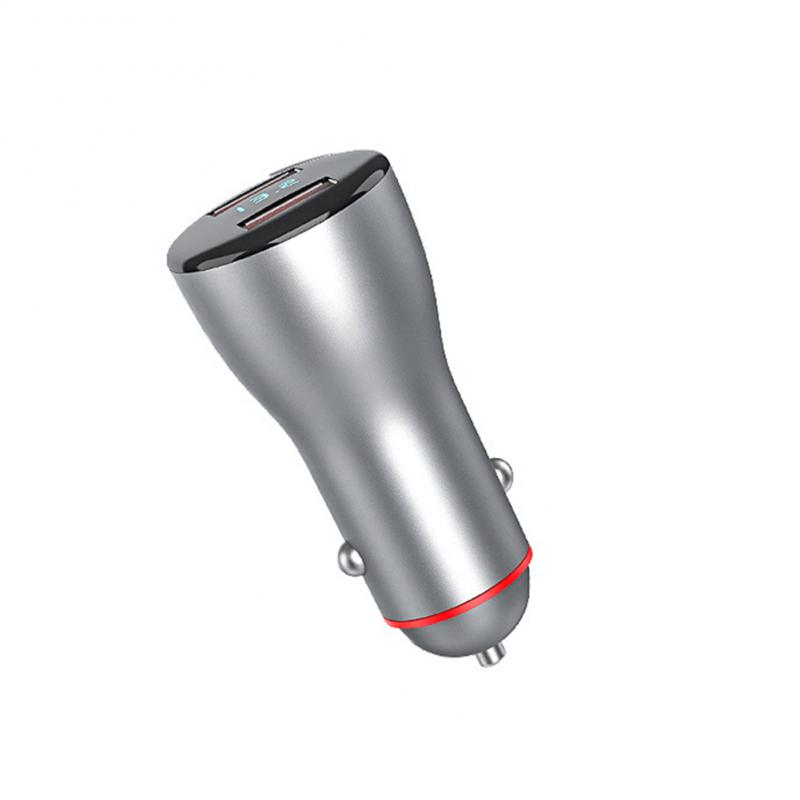 Автомобильное зарядное устройство 40 Вт портативное универсальное прочное многофункциональное автомобильное оборудование свет цифровой дисплей автомобильные аксессуары двойной USB