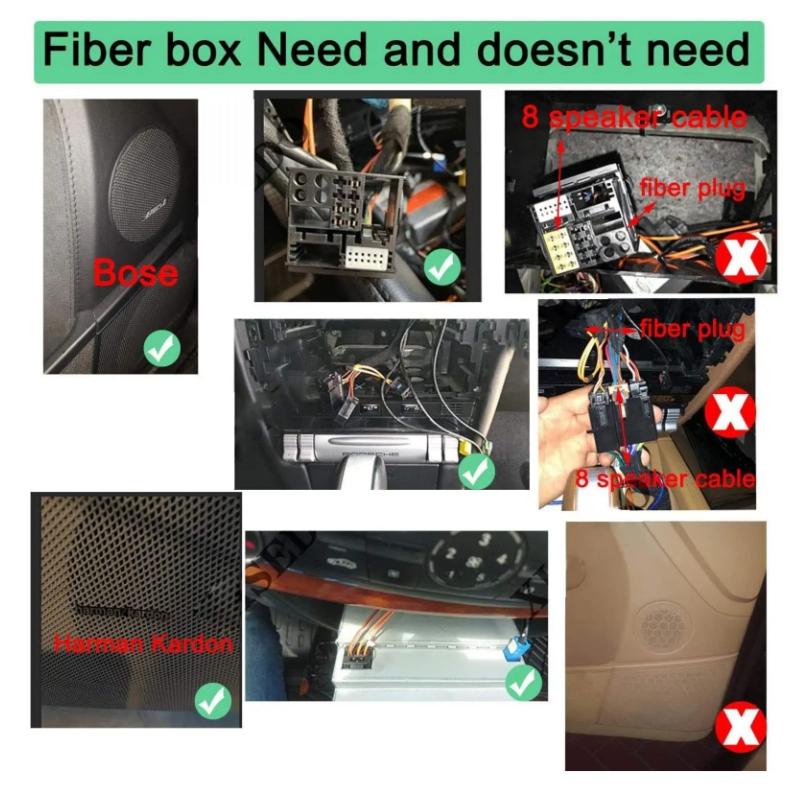 Автомобильный радиоприемник аудио оптоволоконный декодер Most Box для Mercedes Benz ML/GL/R/S/CL/E/SL/C/CLK серии W203 для Porsche 911 Cayenne