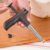 Stainless Steel Coconut Opener Plastic Handle Coconut Opening Tool Easy and Fast   Cooking