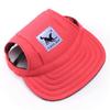 Cute Dog Baseball Hat Canvas Cap Adjustable With Ear Holes For Small Pet Dog Cats Outdoor Accessories Outdoor Pet Products 7D35
