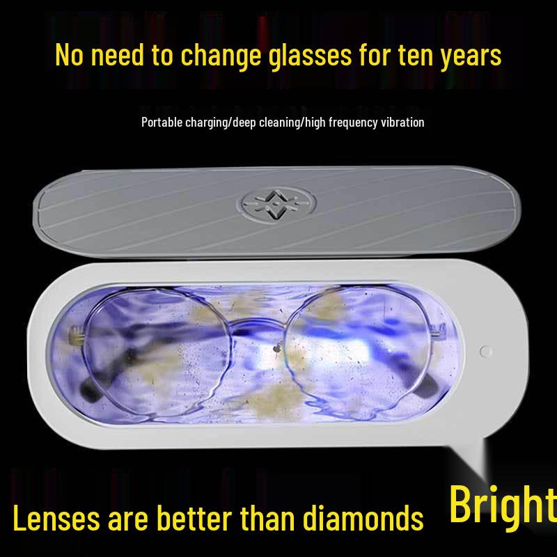 Портативная ультразвуковая мойка для очков и ювелирных изделий - Автоматическая, Мини, для домашнего использования