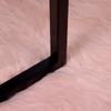 TAFALLA Pink Artificial Sheepskin Rug 80 x 120 cm Polyester