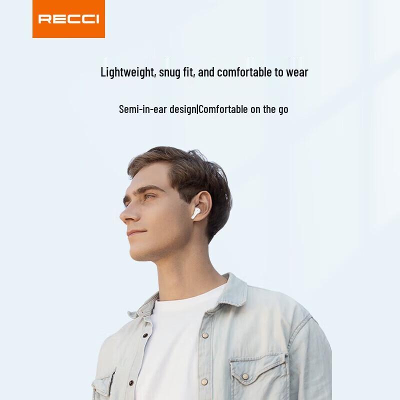 Recci G400 HiFi Wireless Half In-ear Earphones