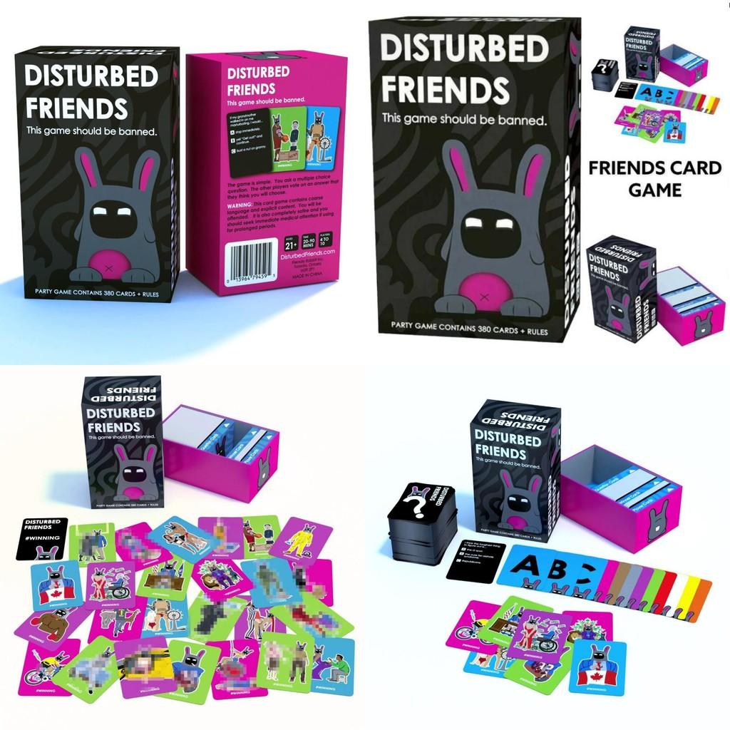 Смущенные друзья Антигуманная карточная игра для взрослых и детей Семейное веселье для вечеринок