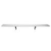 VEVOR Stainless Steel Shelf 305 x 1219 mm Foldable Wall Mount Floating Shelf, Heavy-Duty Commercial Shelves with Brackets, 136 kg Capacity