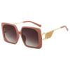New Large Frame High-End Metallic European And American Style Sunglasses For Women(Ds-23037)