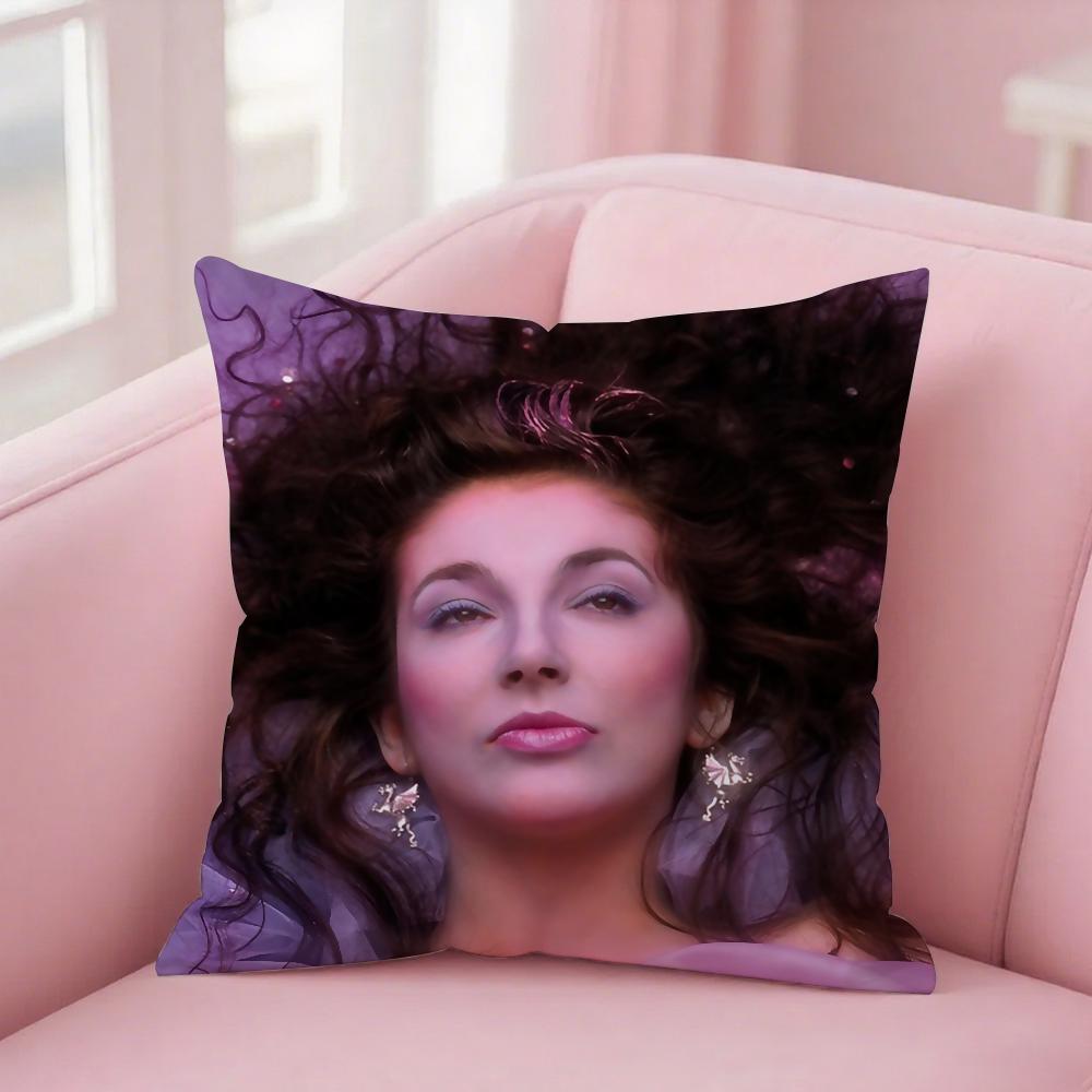 Певица Кейт Буш Hounds Of Love P Наволочка Квадратная Двусторонняя Печать Короткий Плюш Чехол для Подушки на Диван Спальня Прикроватная