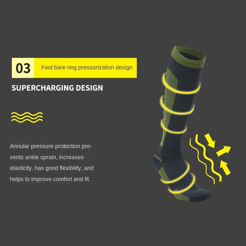 Дышащие Водонепроницаемые Носки для Пешего Туризма, Кемпинга, Высокие Гольфы до Колена, Снежные Теплые Носки, Зимние Теплые