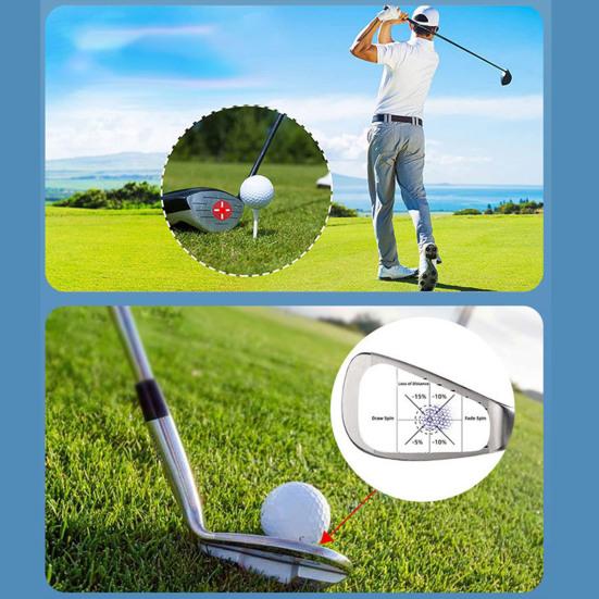 50 шт. наклейки для гольфа с наклейками на клюшки для гольфа с ударом для клюшек из железа и дерева, самообучающее пособие для обучения игре в гольф с ударом по мячу