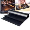 1-10pcs Non Stick BBQ Grill Mat 40*33cm Baking Mat BBQ Tools Cooking Grilling Sheet Heat Resistance Easily Cleaned Kitchen