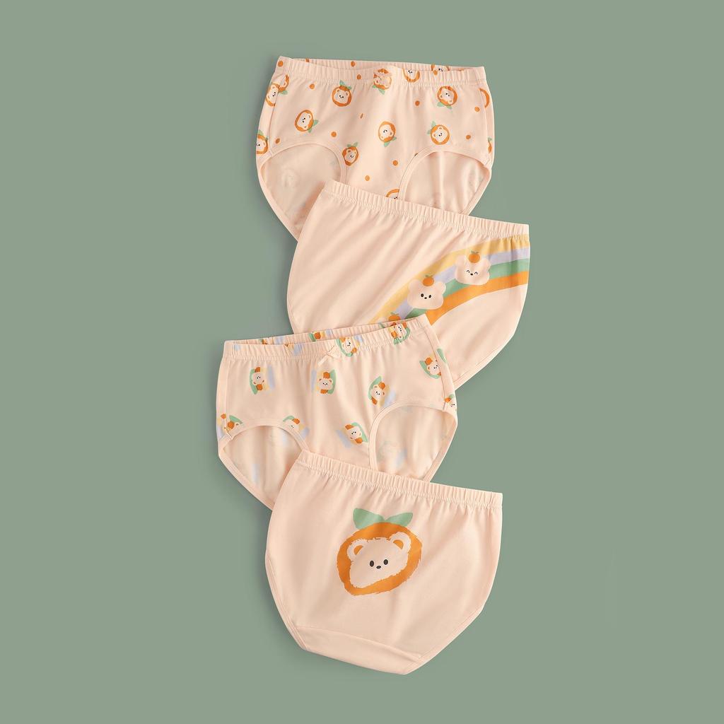 Детские антибактериальные шорты из хлопка с рисунком для девочек - Дизайн без ягодиц