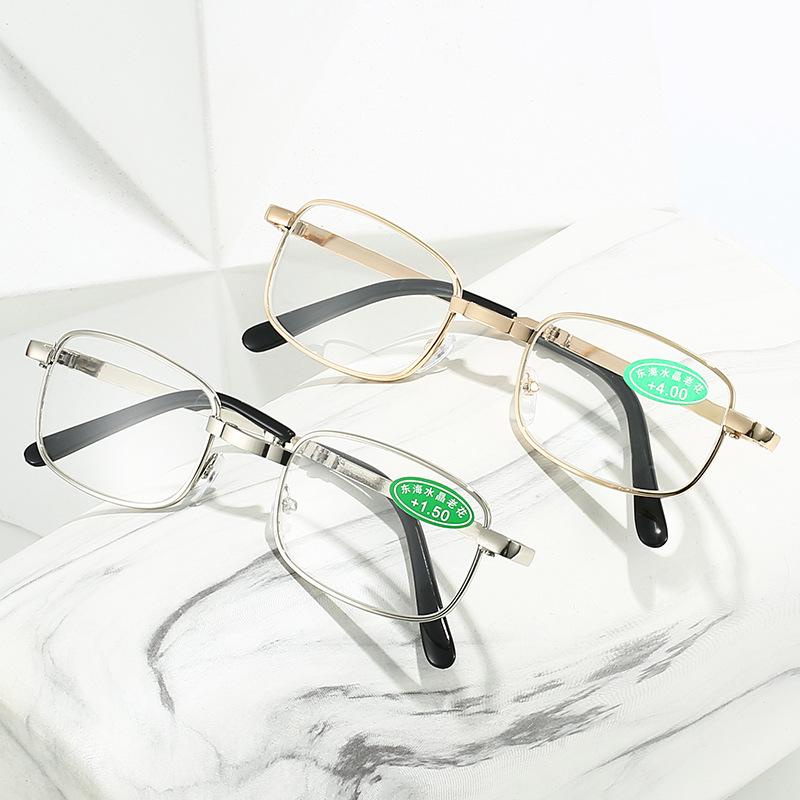 Folding Glass Reading Glasses Crystal Glass Reading Glasses Stall Running Rivers And Lakes Flower Glasses