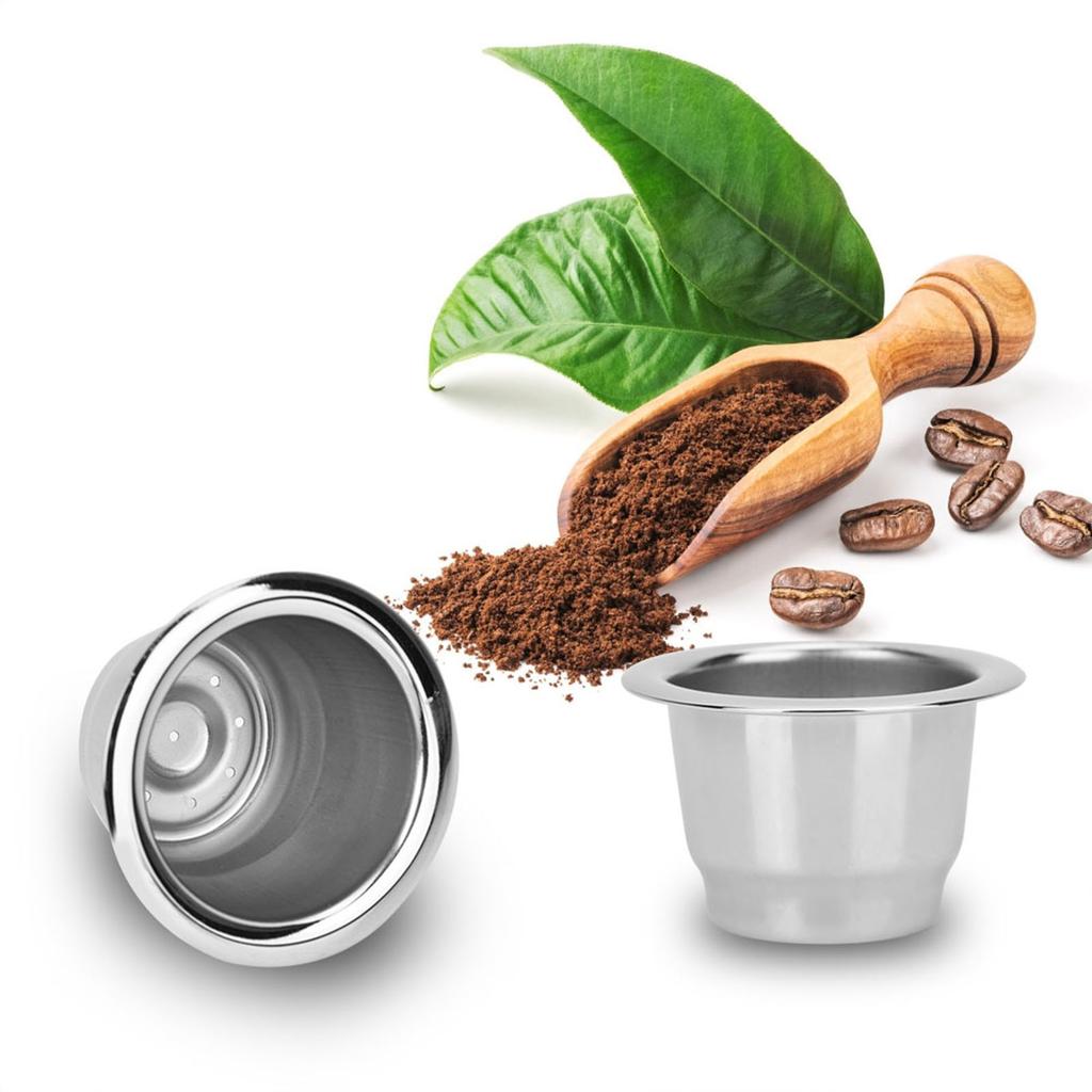 Многоразовая заправляемая кофейная капсула из нержавеющей стали для кофемашины Nespresso