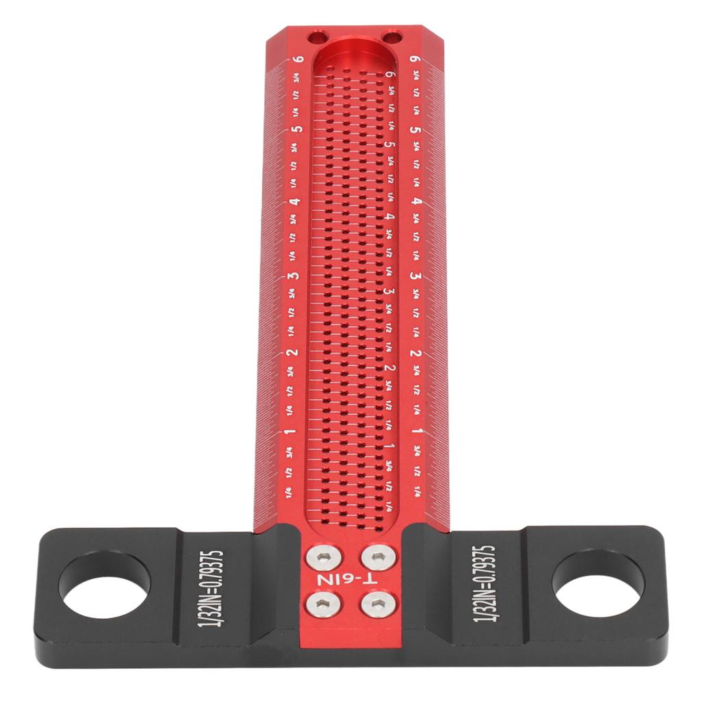 Т-образная линейка для маркировки отверстий, износостойкая, из алюминиевого сплава, точный калибр для маркировки отверстий типа Т