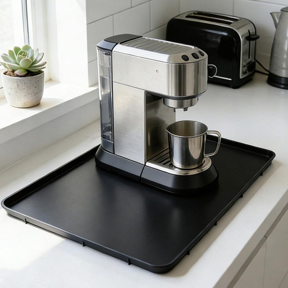 Anti-Vibration Silicone Coffee Mat Noise Reduction Coffee Bar Mat Coffee Machine Mat Kitchen Use
